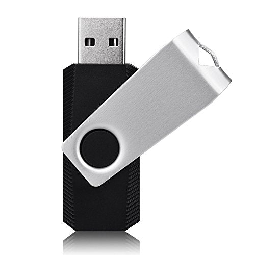 64GB USB 2.0 Flash Drive Swivel Thumb Drive with LED Indicator