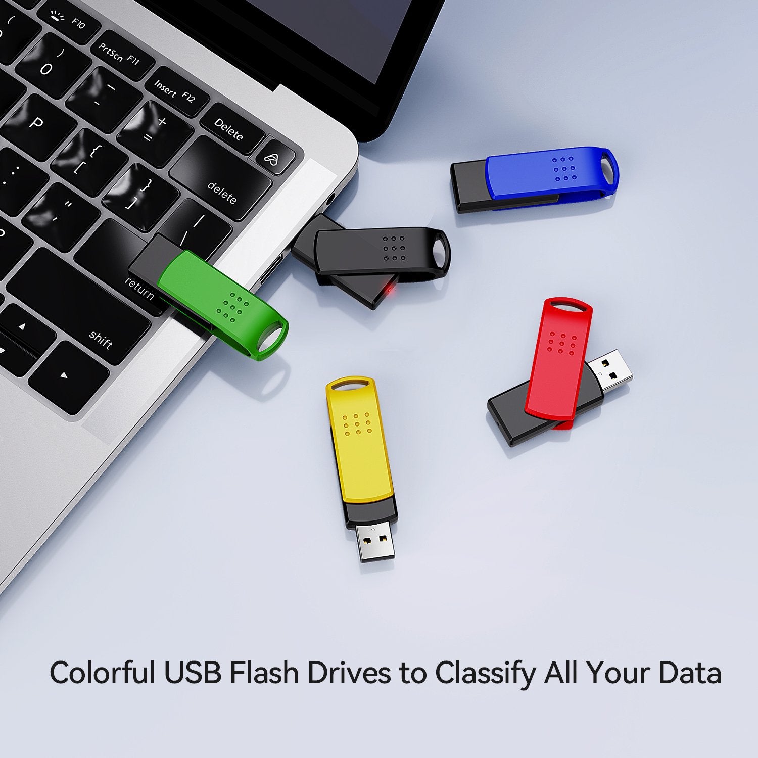 USB Flash Drive USB 2.0, Colorful Pen Drive for Photo Video File Music