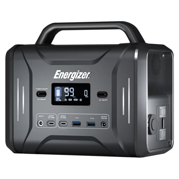 Energizer 320Wh Portable Power Station 100000mAh LiFePO4 Batteries Solar Generator