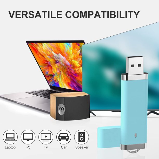 Topesel USB 3.0 Flash Drive with Lanyard-Hole Portable Pen Drive