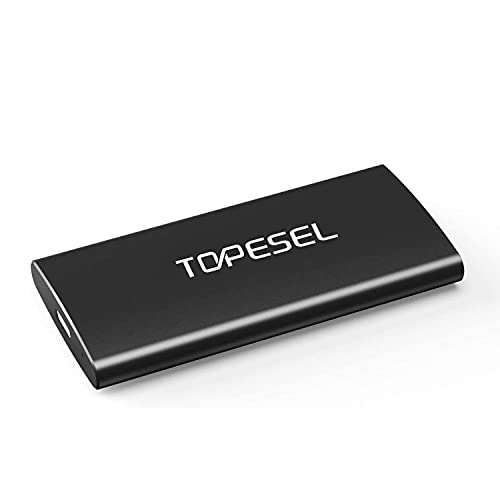 Portable SSD 500GB USB-C 500MB/s External Solid State Drive for Mac PC