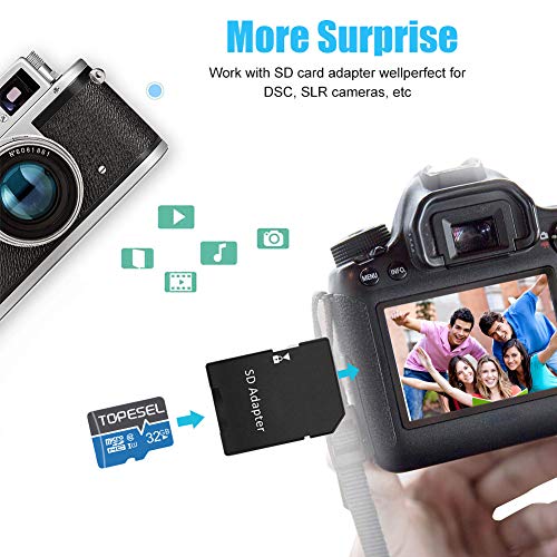 5 Pack 32GB Micro SD Card SDHC Memory Card UHS-I TF Card - C10, U1